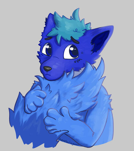 Zaffre The Wolf character portrait